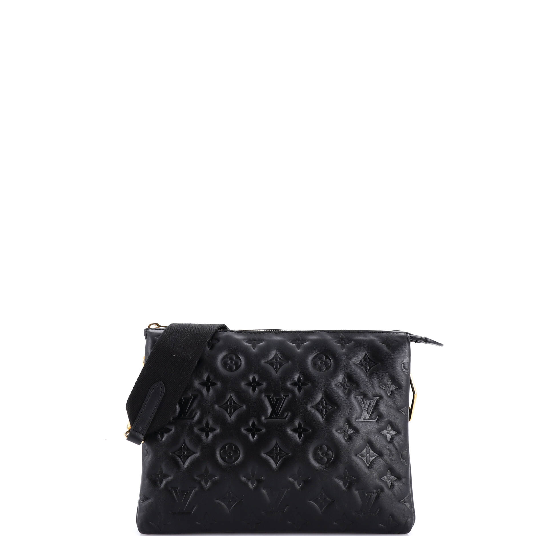 Coussin Bag Monogram Embossed Lambskin PM
