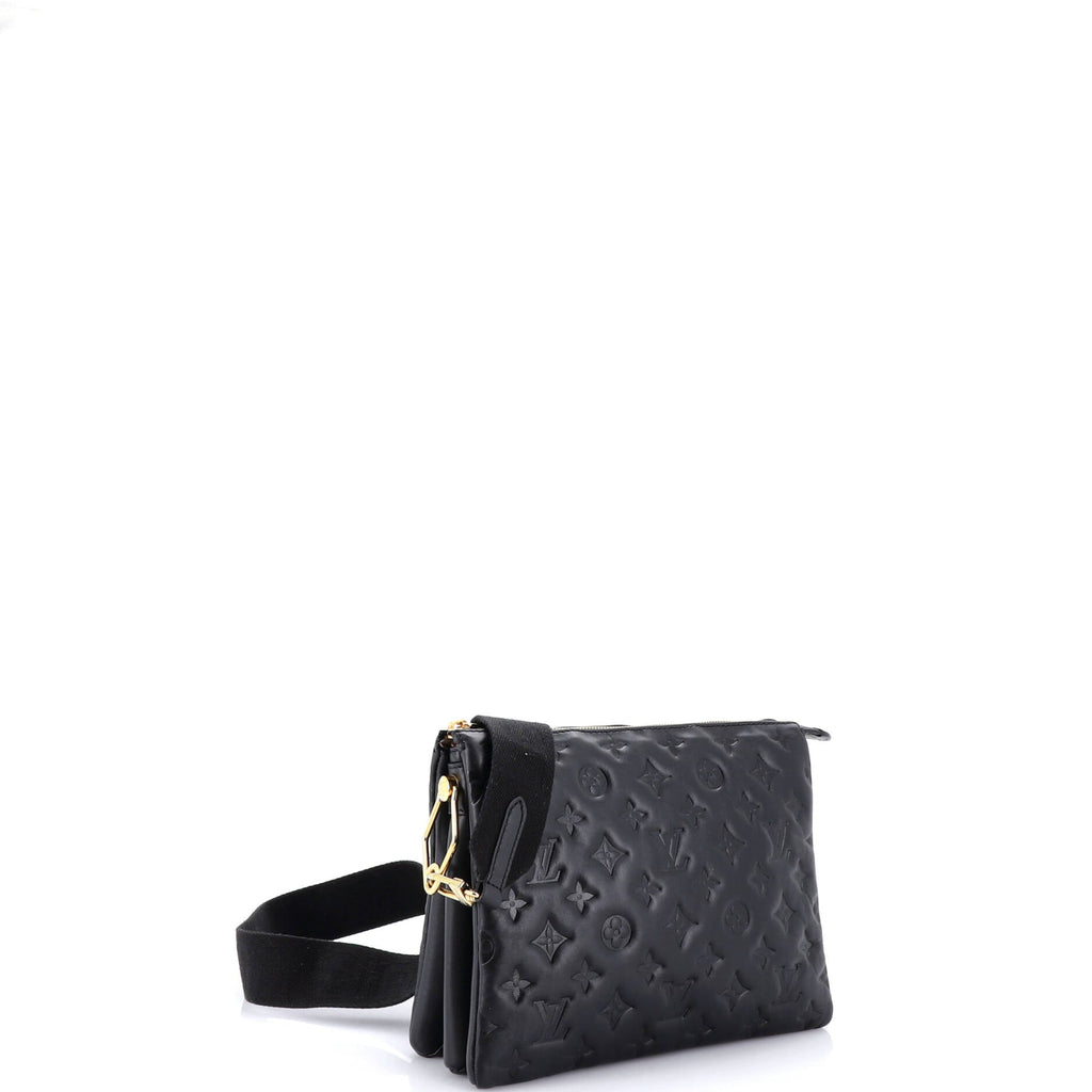 Coussin Bag Monogram Embossed Lambskin PM