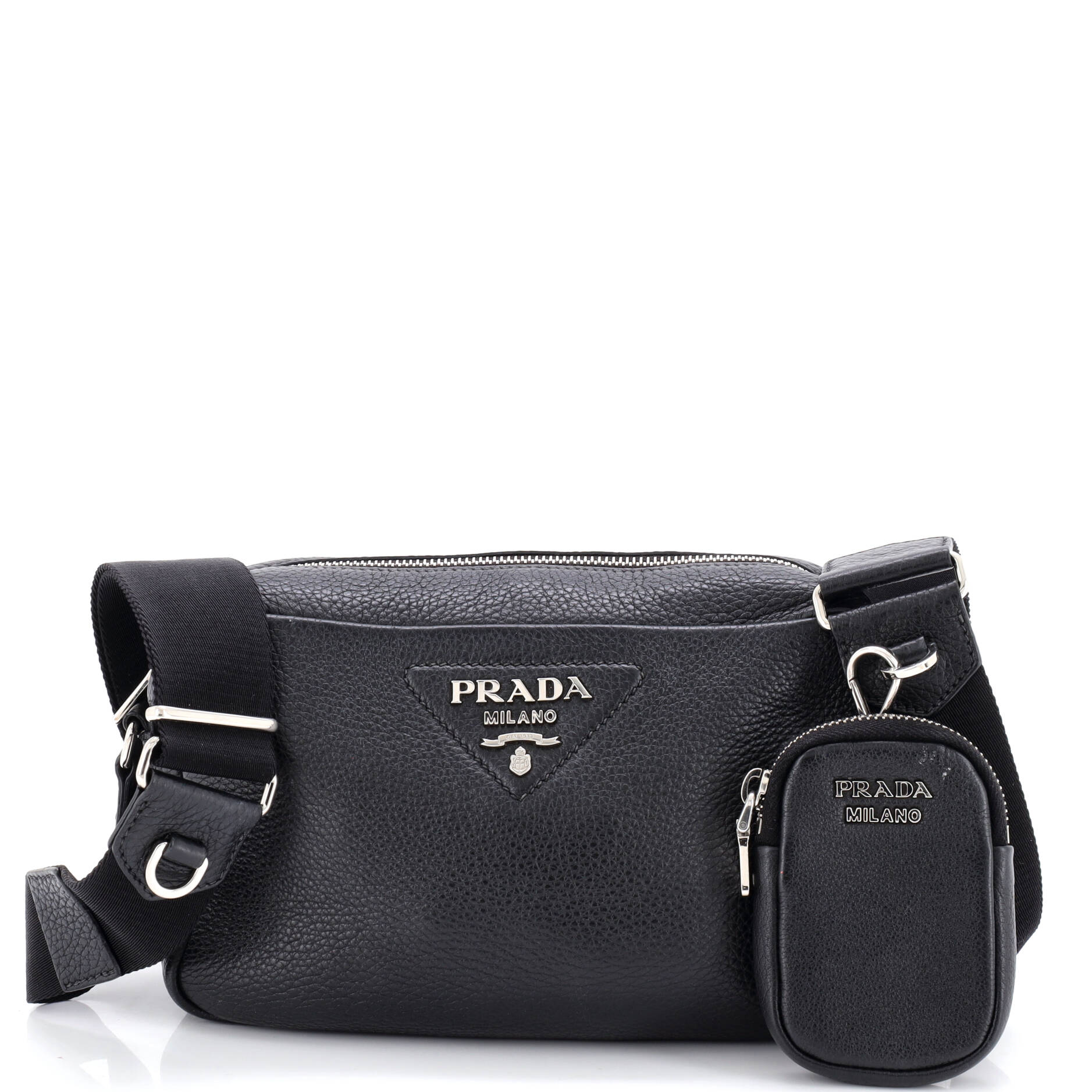 Brique Camera Crossbody Bag Vitello Daino Small