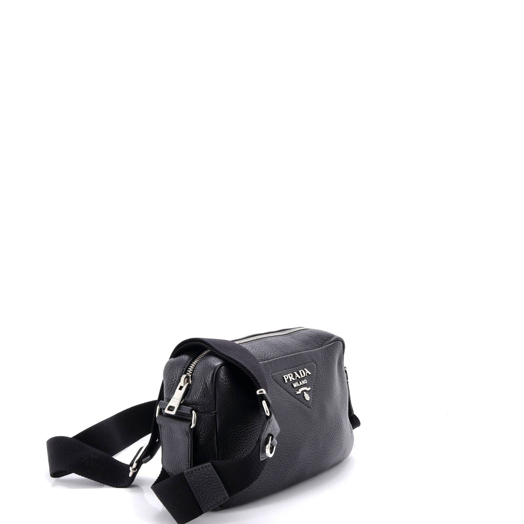 Brique Camera Crossbody Bag Vitello Daino Small