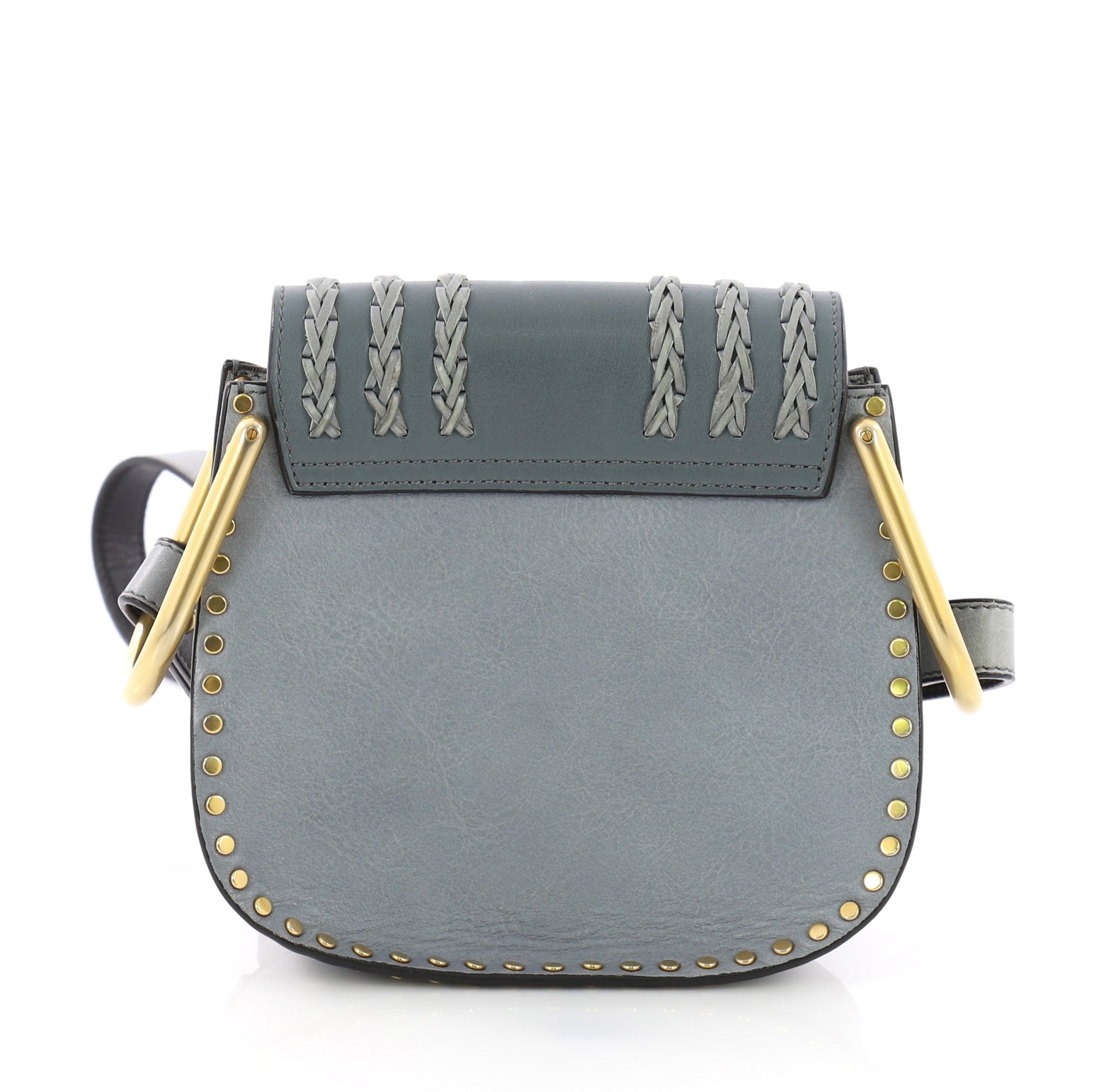 Hudson Handbag Whipstitch Leather Mini