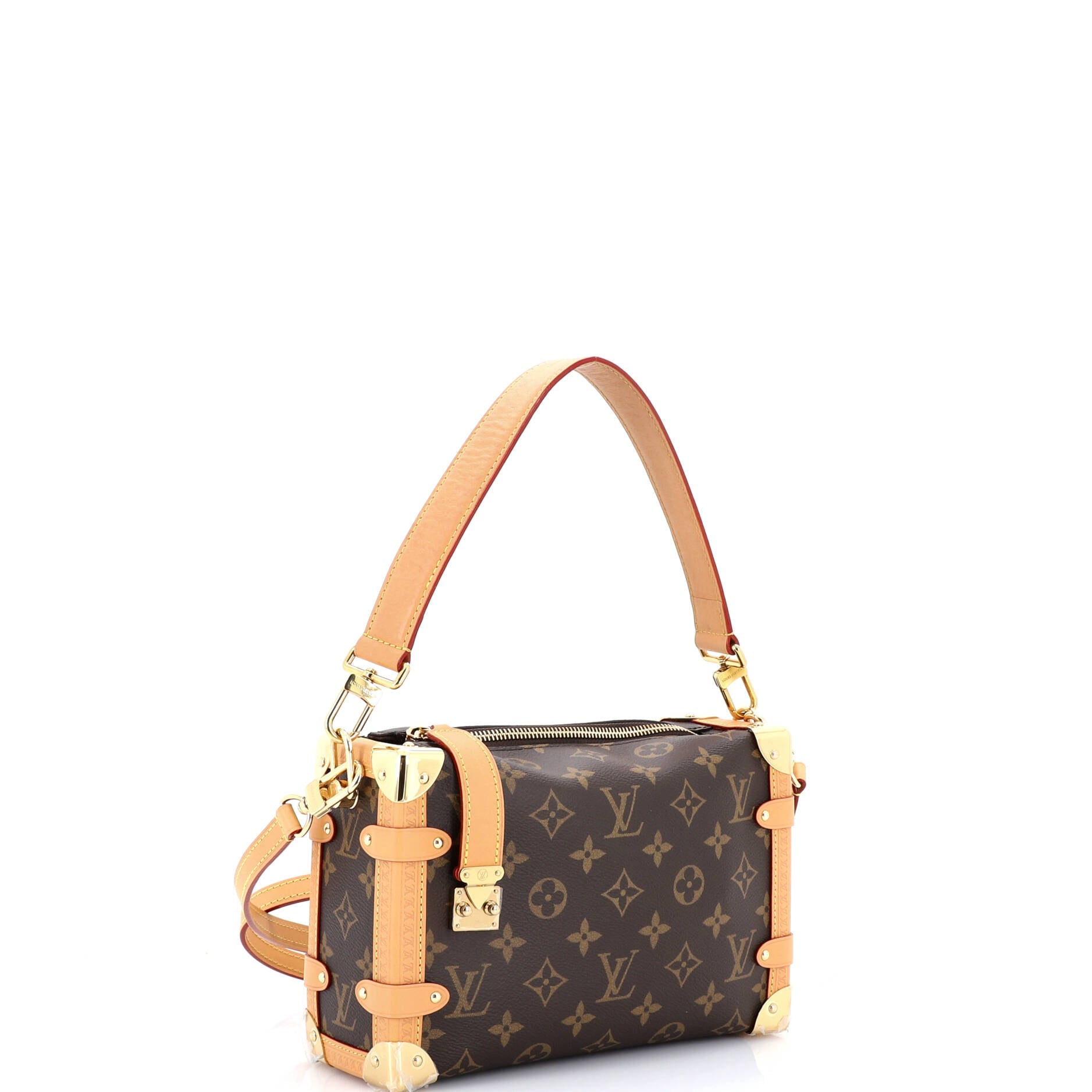 Side Trunk Handbag Monogram Canvas MM