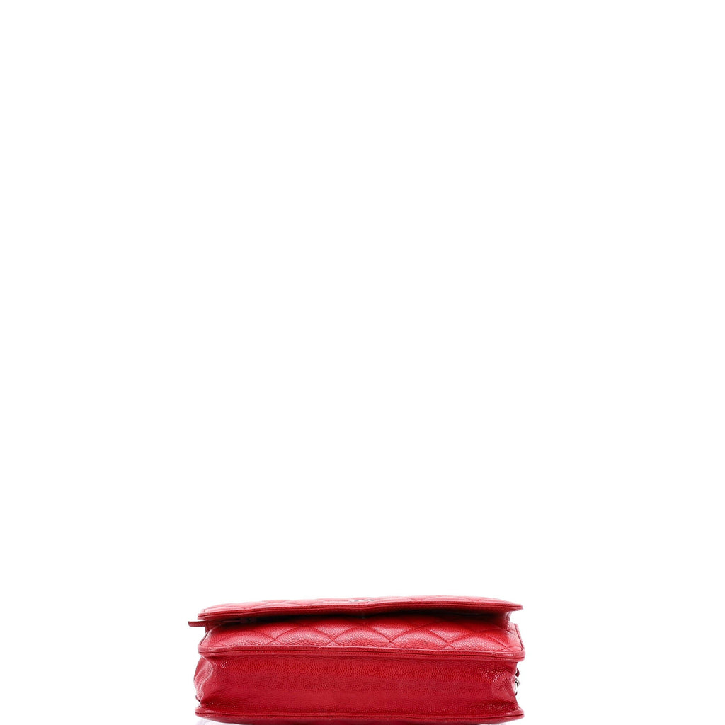 Wallet on Chain Quilted Caviar