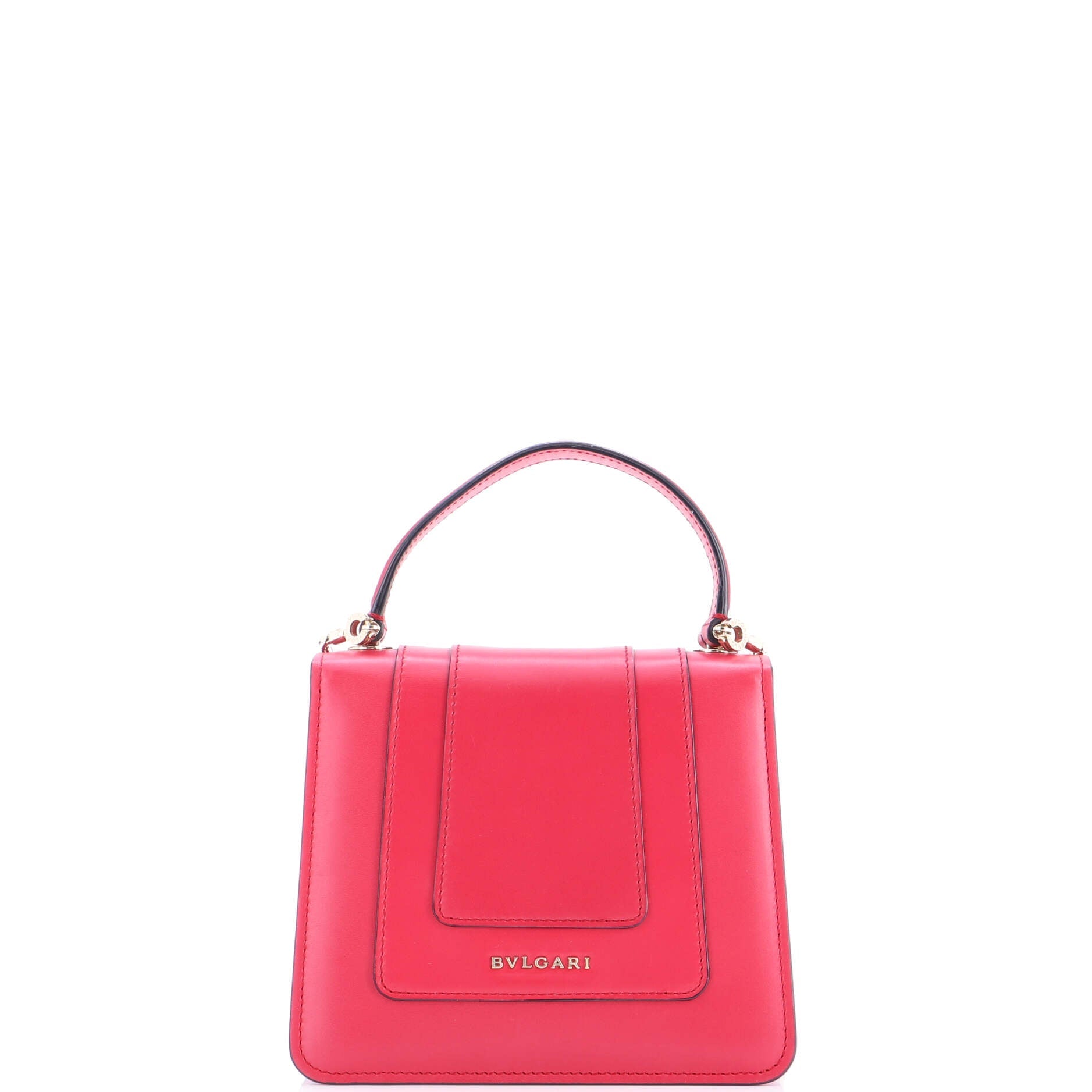 Serpenti Forever Top Handle Bag Leather Small