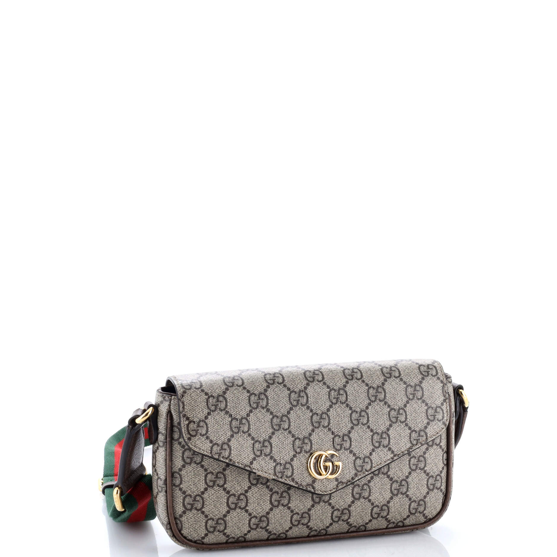 Ophidia Envelope Flap Shoulder Bag GG Coated Canvas Mini