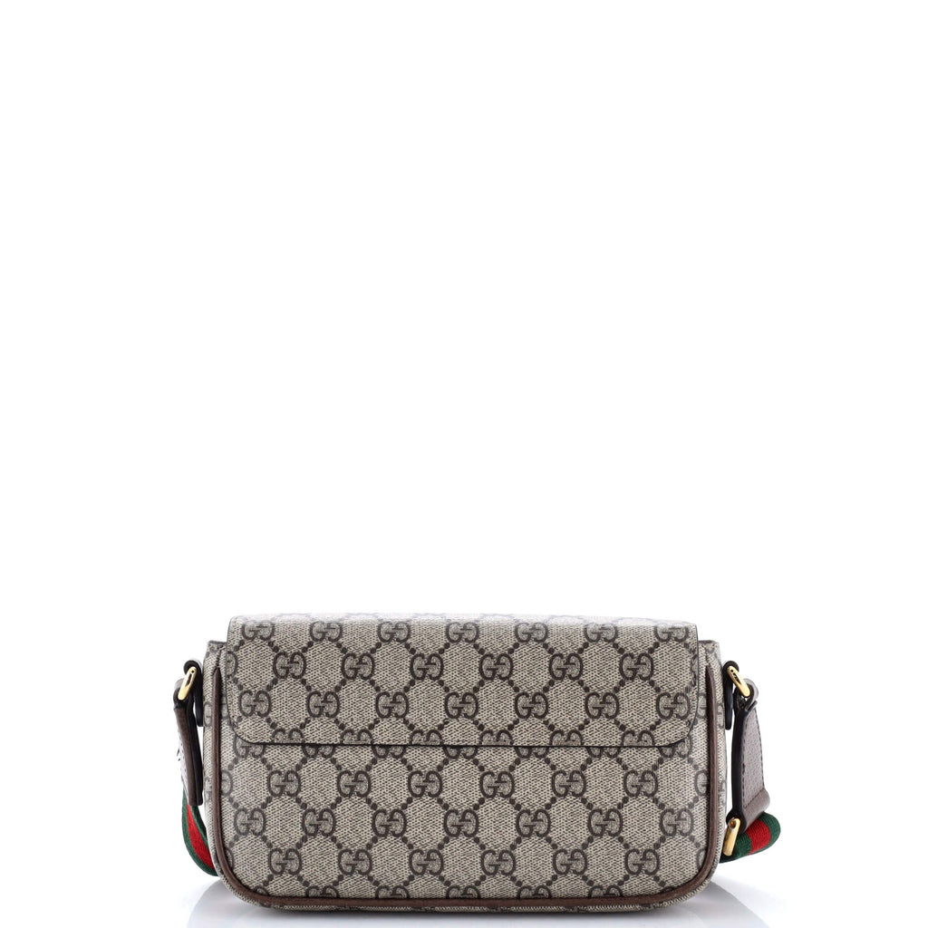 Ophidia Envelope Flap Shoulder Bag GG Coated Canvas Mini