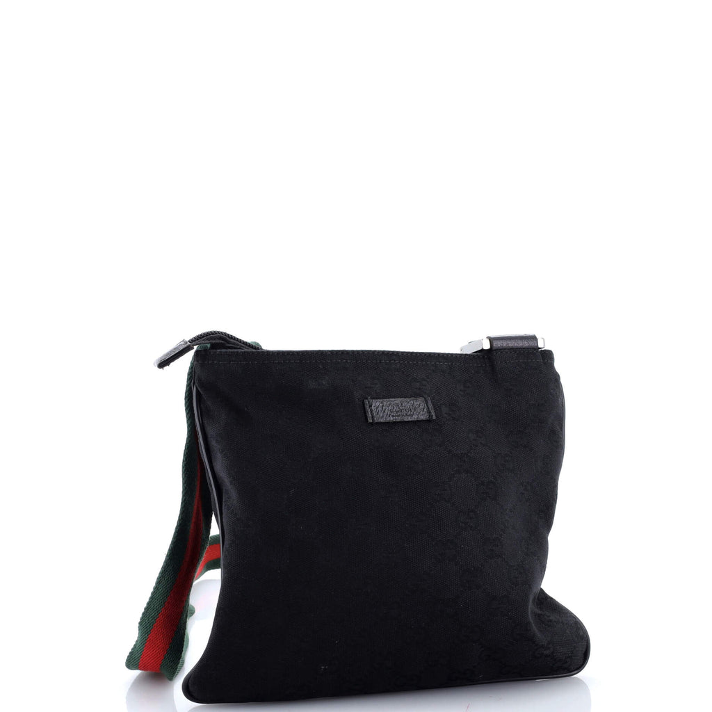 Web Strap Messenger Bag GG Canvas Small