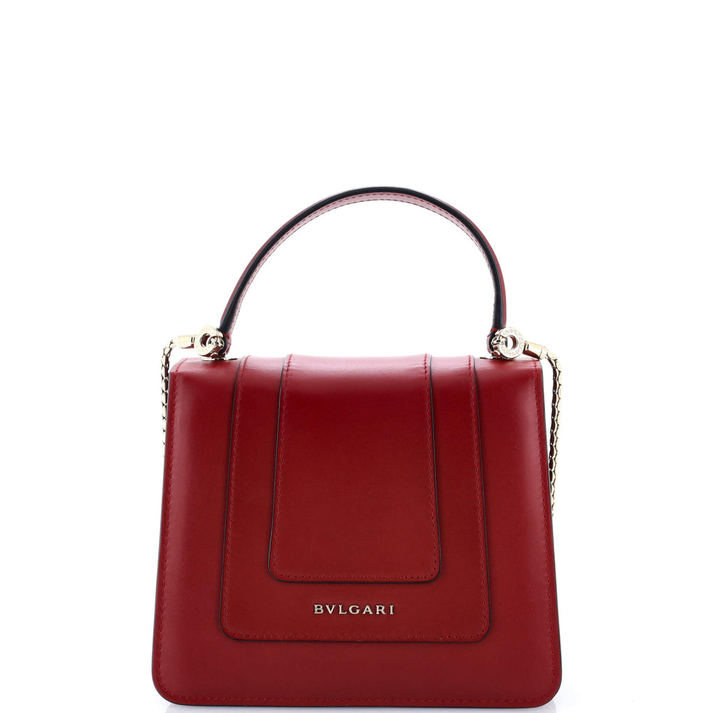 Serpenti Forever Top Handle Bag Leather Small