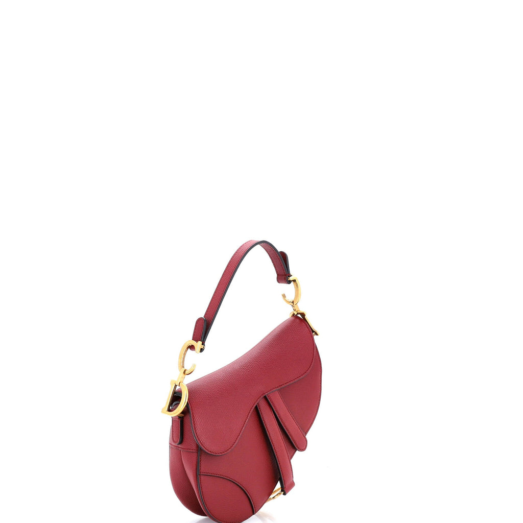 Saddle Handbag Leather Mini