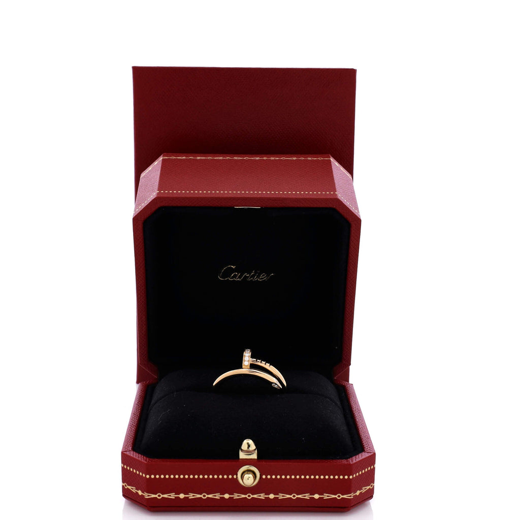 Juste un Clou Ring 18K Yellow Gold and Diamonds
