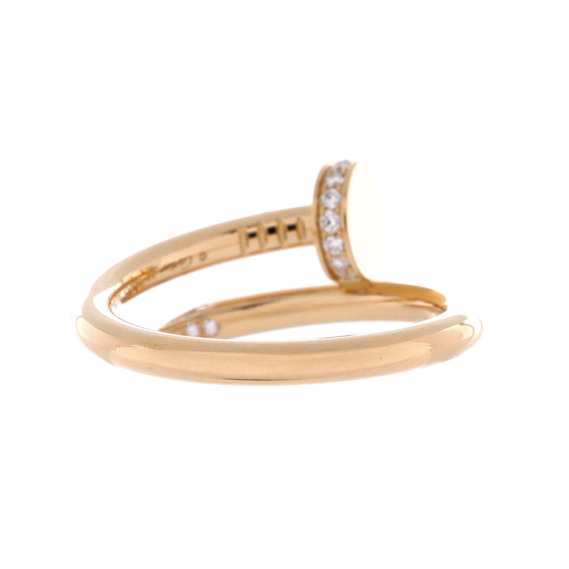 Juste un Clou Ring 18K Yellow Gold and Diamonds