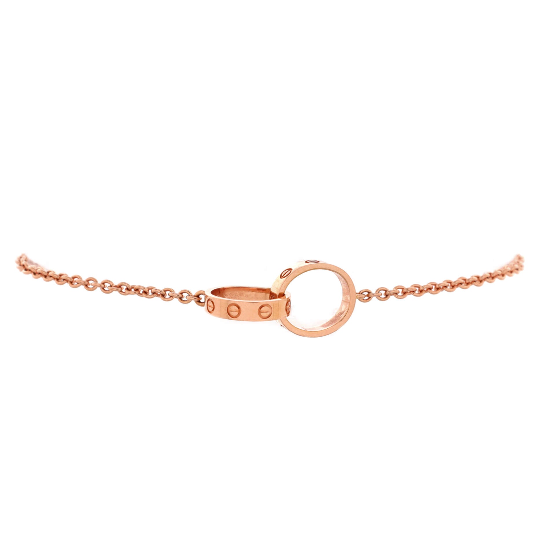 Love Interlocking Bracelet 18K Rose Gold