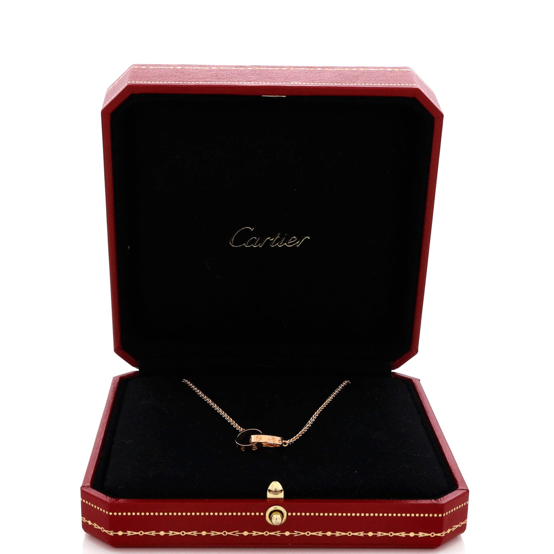 Love Interlocking Necklace 18K Yellow Gold