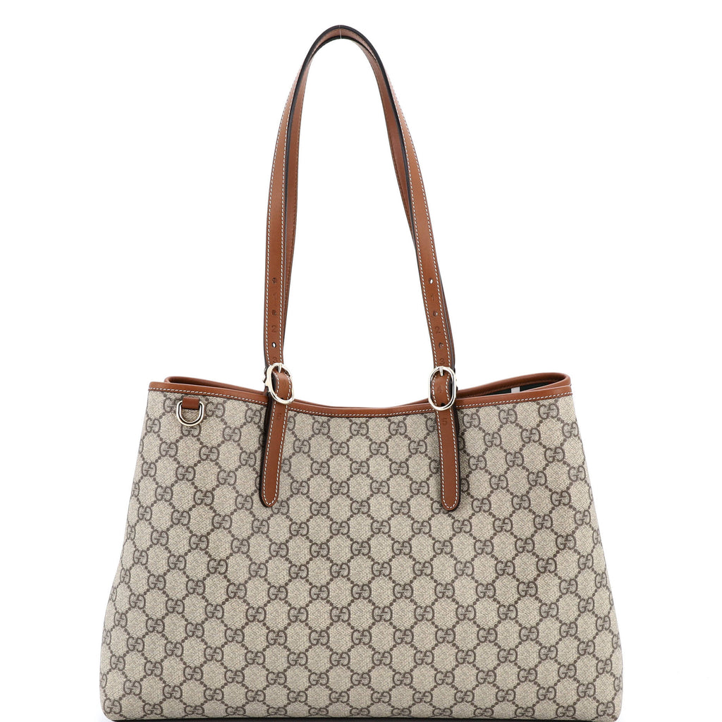 Emblem Tote GG Coated Canvas Large