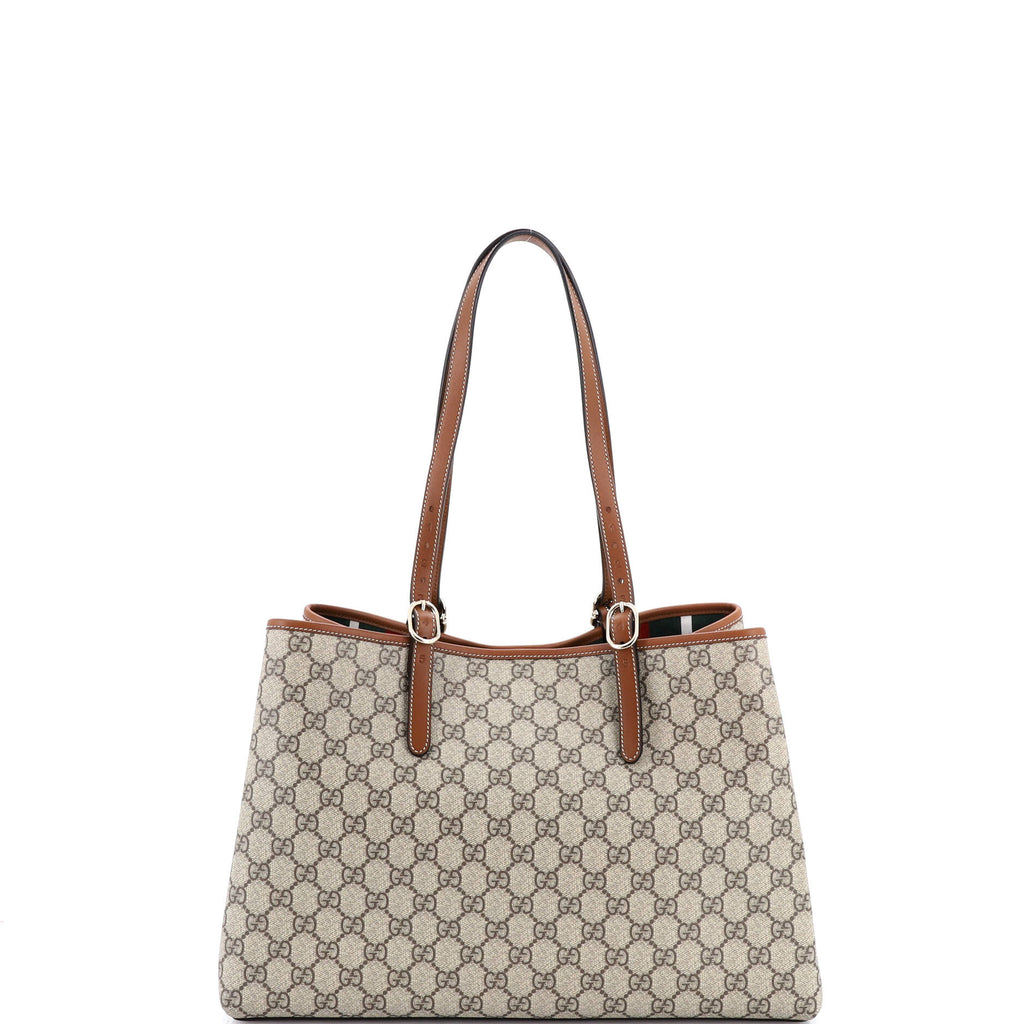 Emblem Tote GG Coated Canvas Large