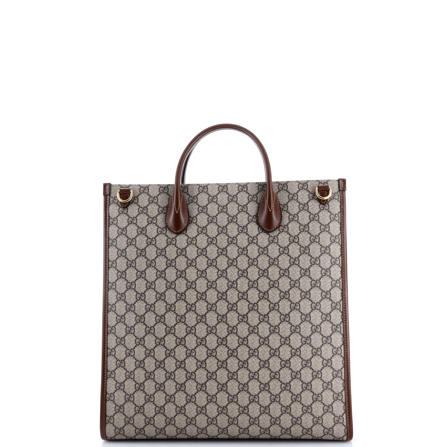 Interlocking G Tote GG Coated Canvas Vertical