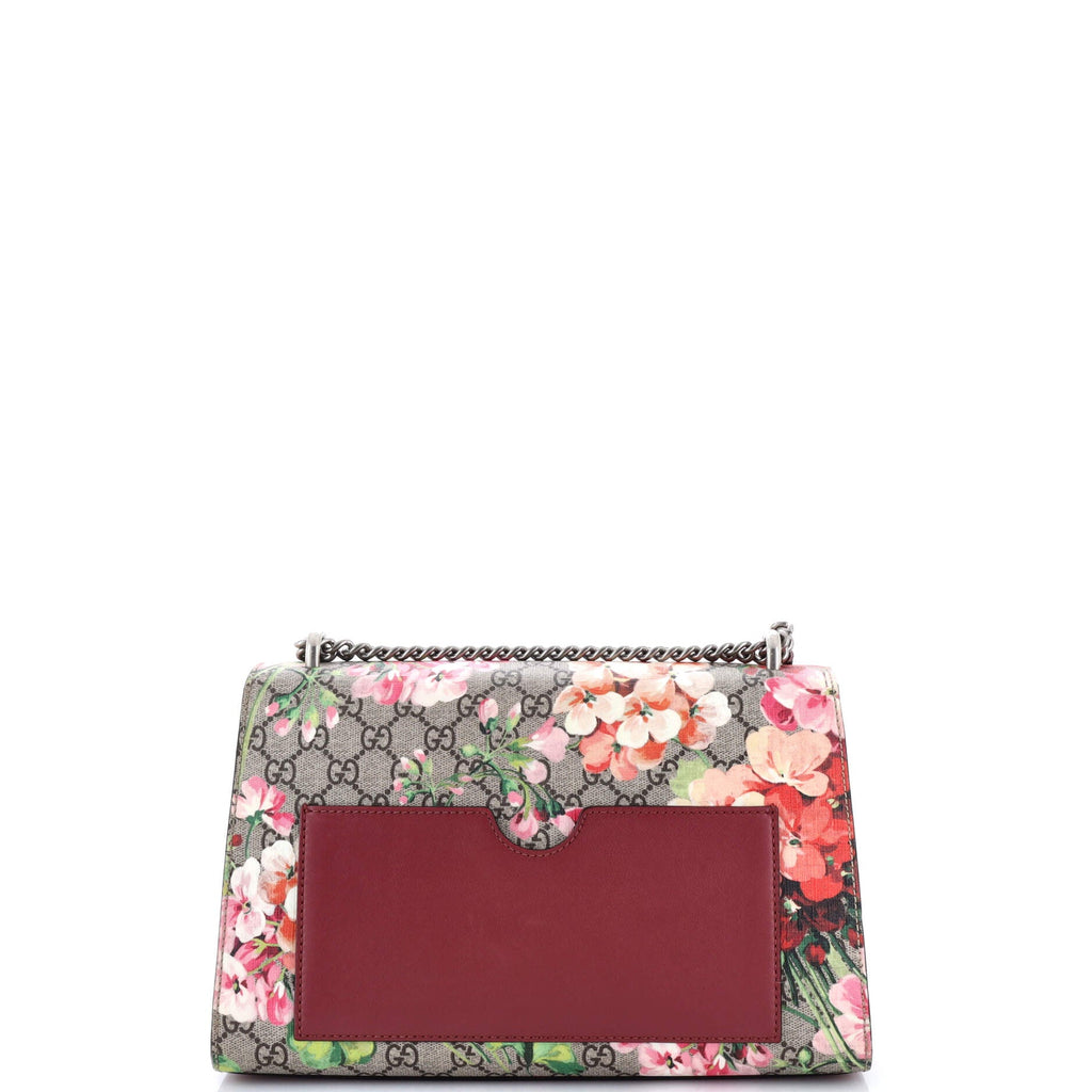 Padlock Shoulder Bag Blooms Print GG Coated Canvas Medium