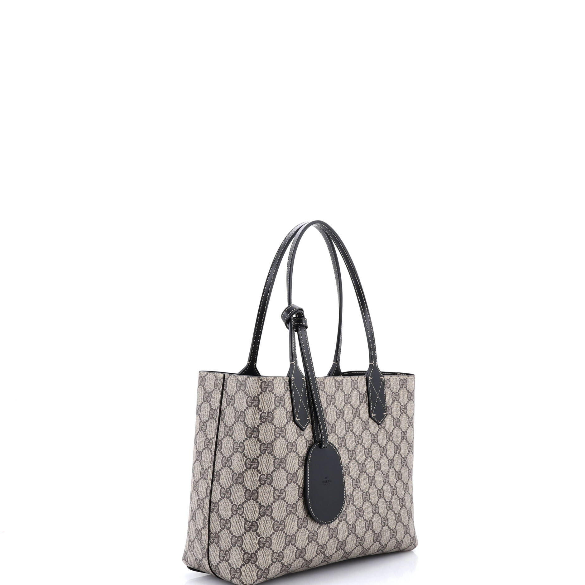 Reversible Tote GG Print Leather Small