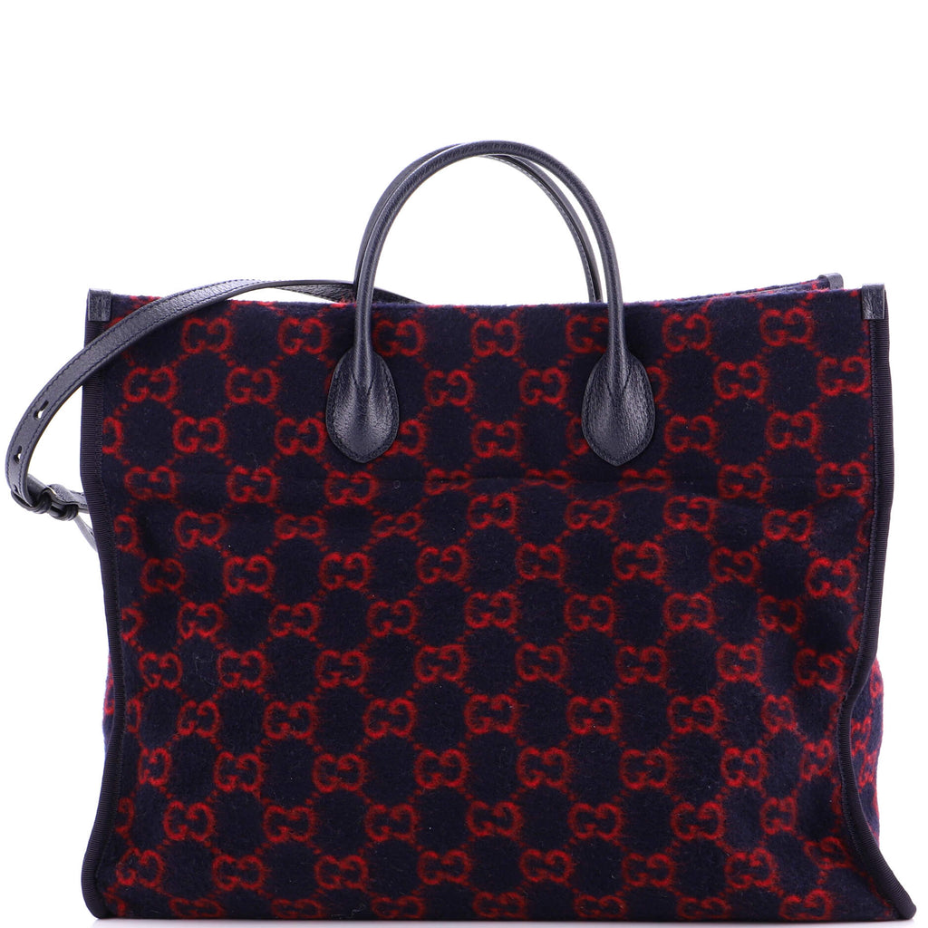 Shopping Tote GG Wool Large