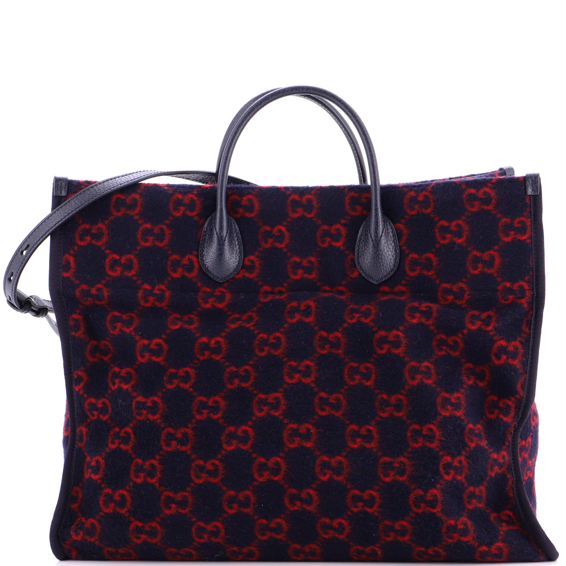 Shopping Tote GG Wool Large