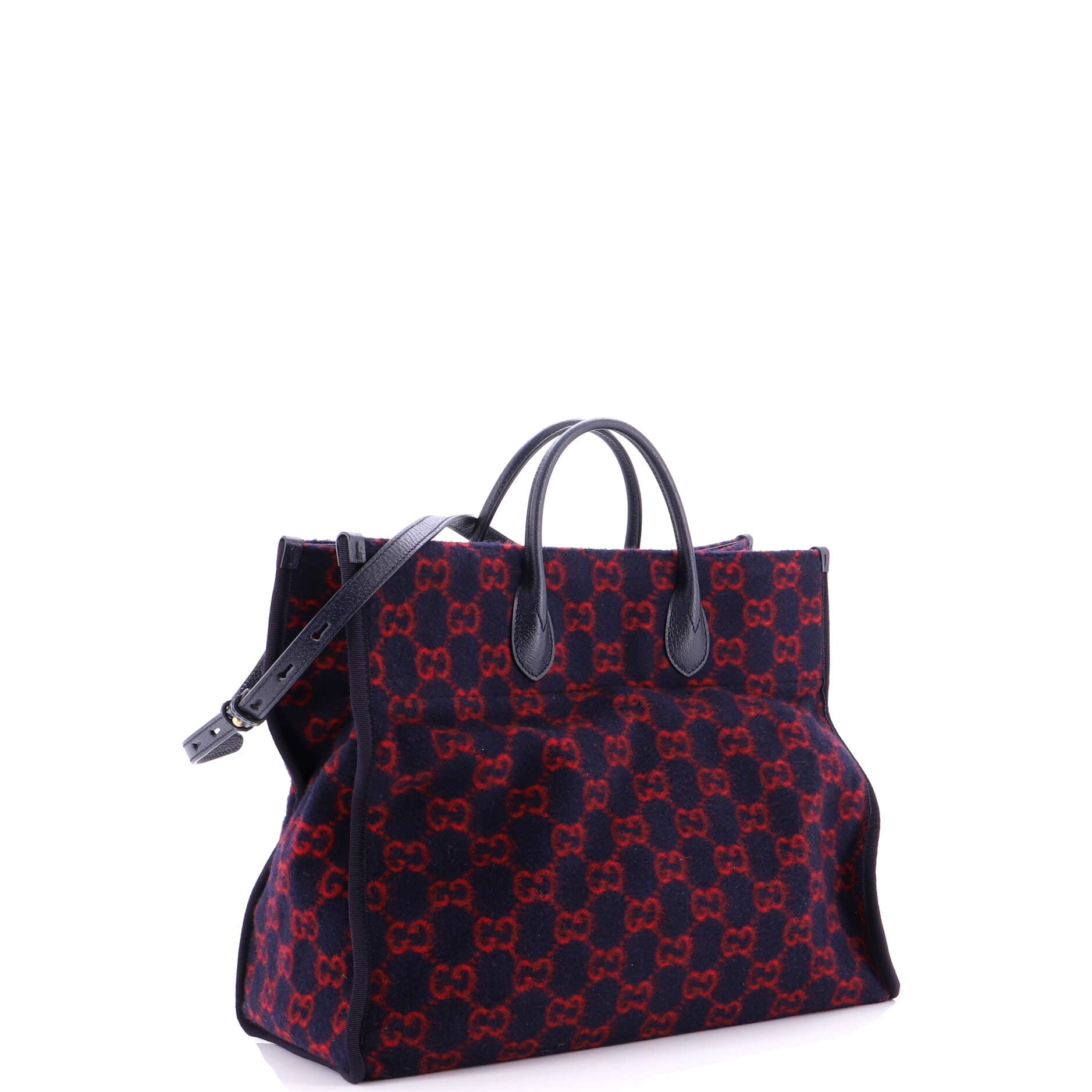 Shopping Tote GG Wool Large