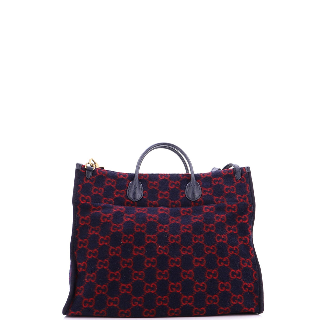 Shopping Tote GG Wool Large