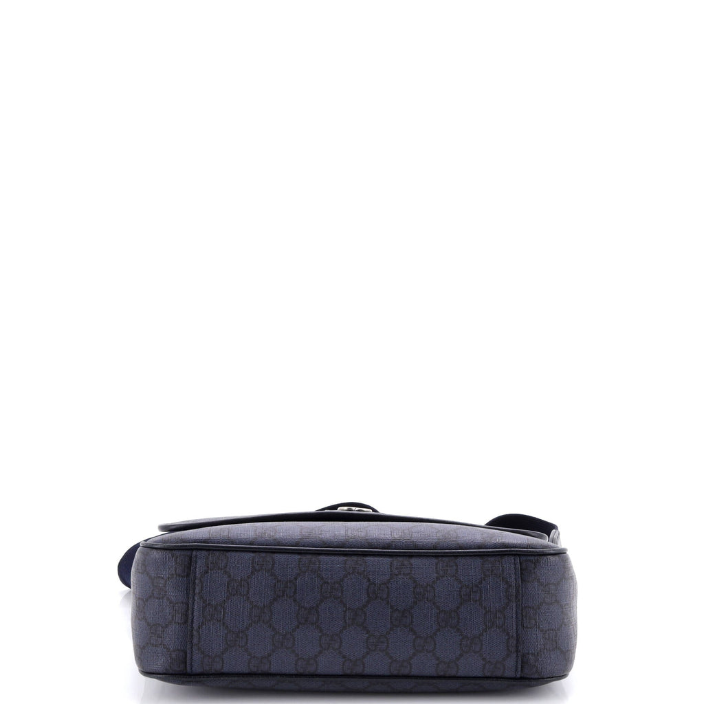 Ophidia Flap Messenger Bag GG Coated Canvas Medium