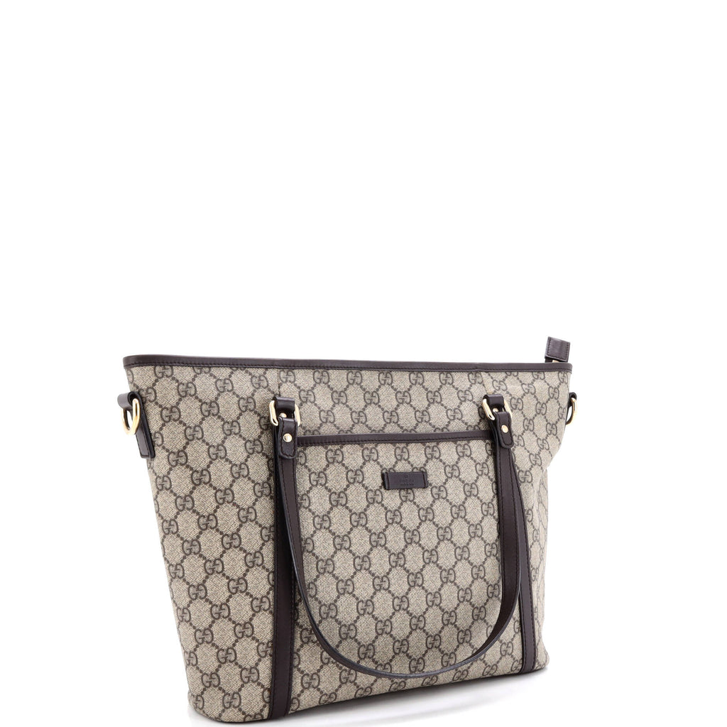 Front Pocket Convertible Tote GG Coated Canvas Medium