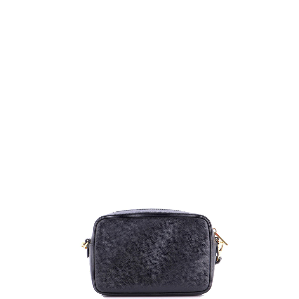 Monochrome Camera Bag Saffiano Leather Small