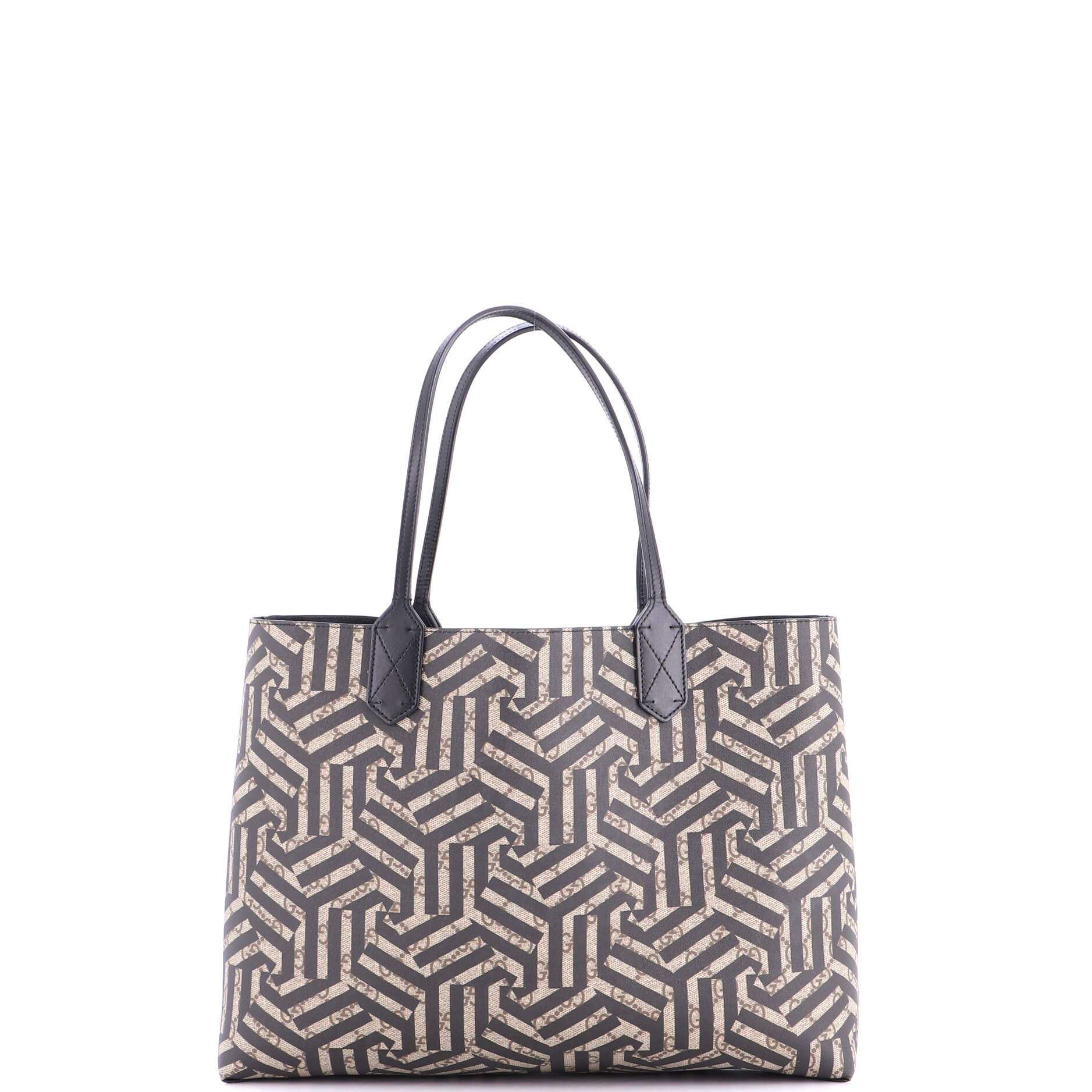 Reversible Tote Caleido GG Print Leather Medium