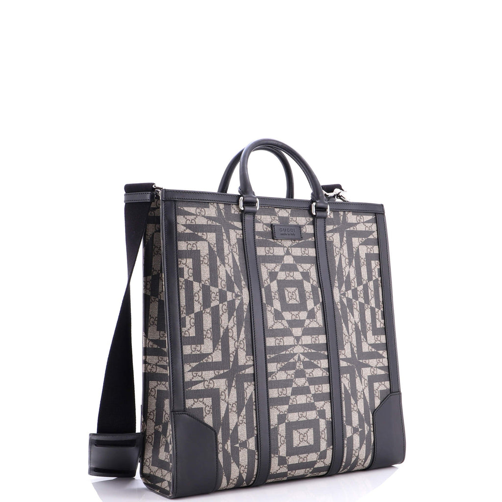 Convertible Tote Caleido GG Coated Canvas Tall