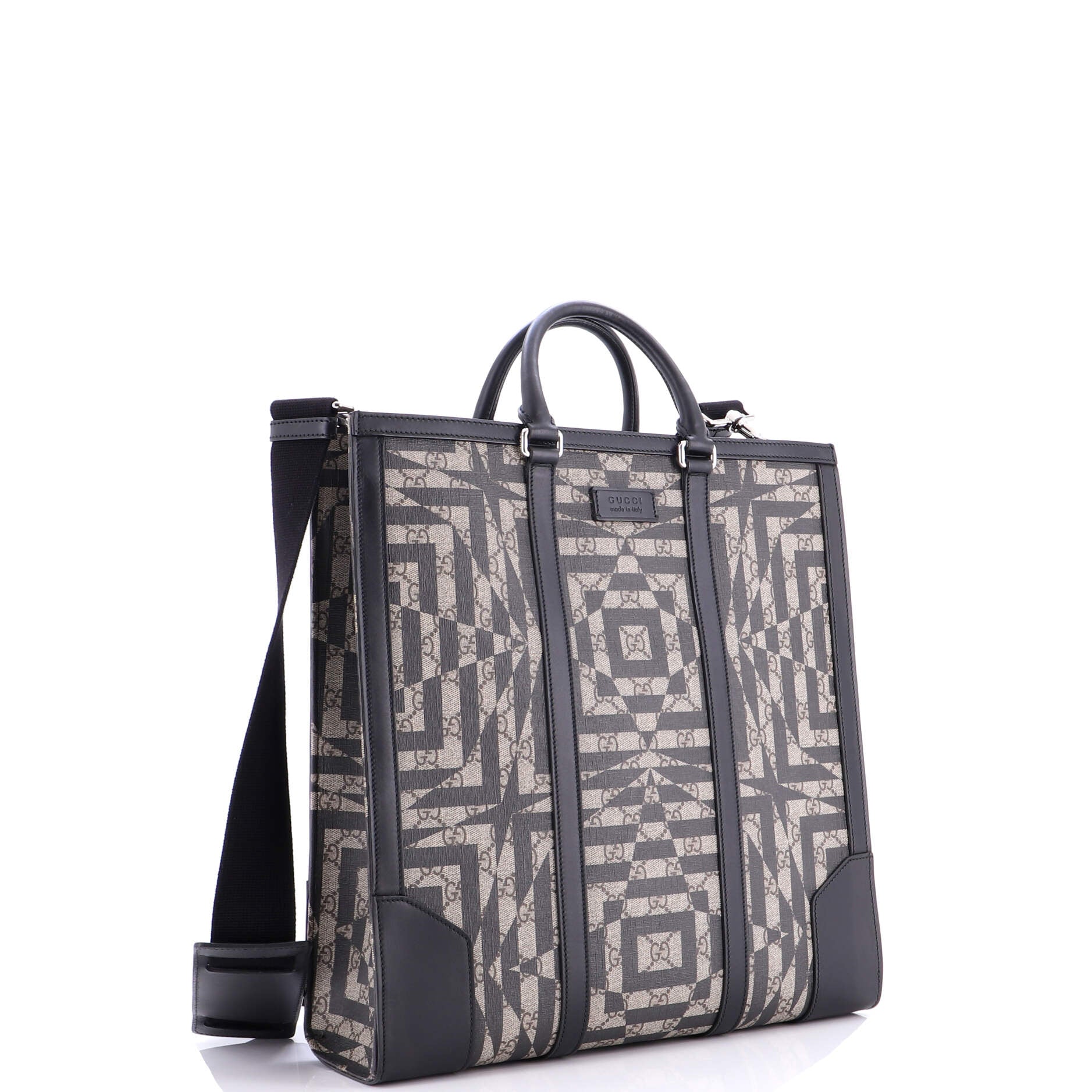 Convertible Tote Caleido GG Coated Canvas Tall