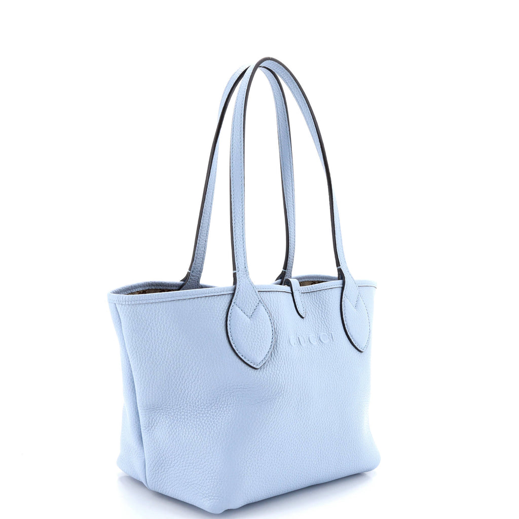 Reversible Totissima Shopping Tote Leather and GG Canvas Small