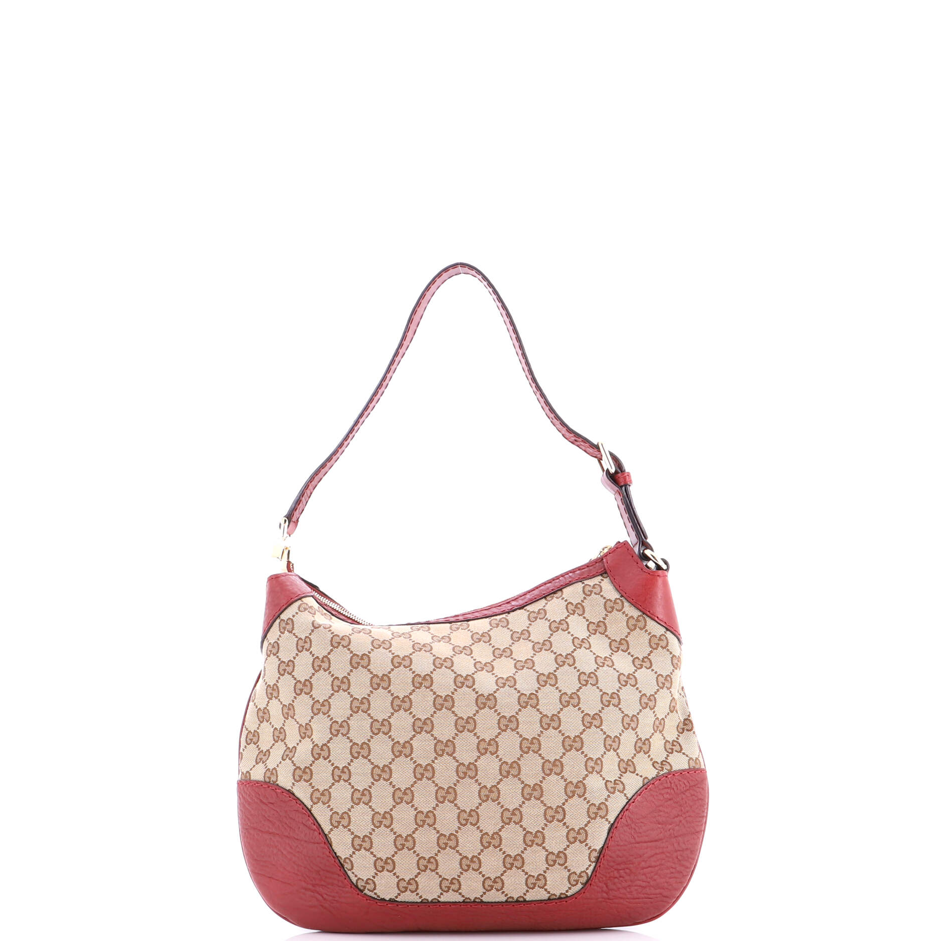 Charlotte Zip Hobo GG Canvas with Leather Medium