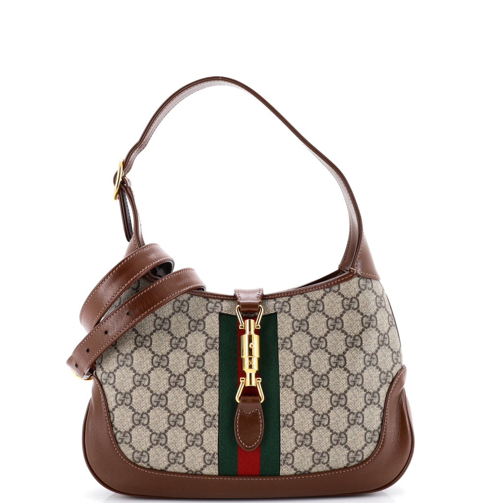 Jackie 1961 Hobo GG Coated Canvas Small