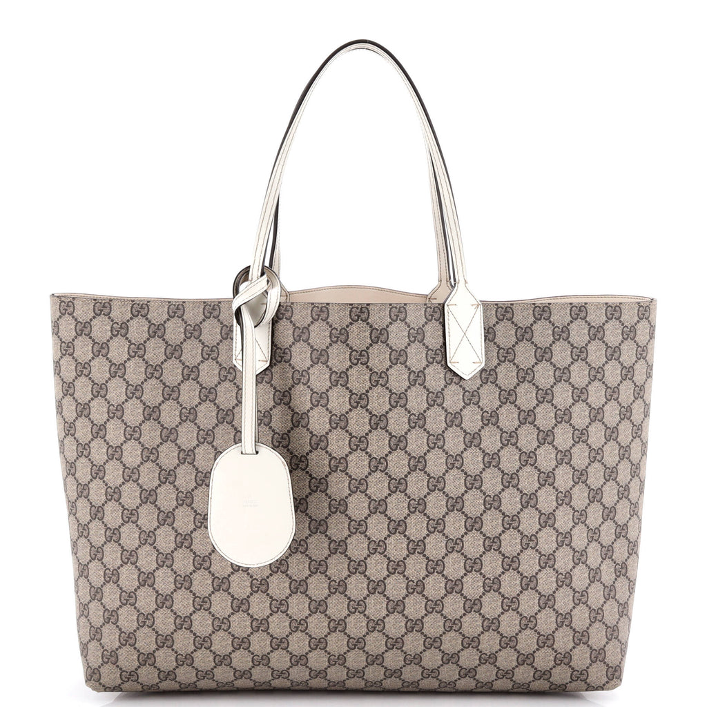 Reversible Tote GG Print Leather Large