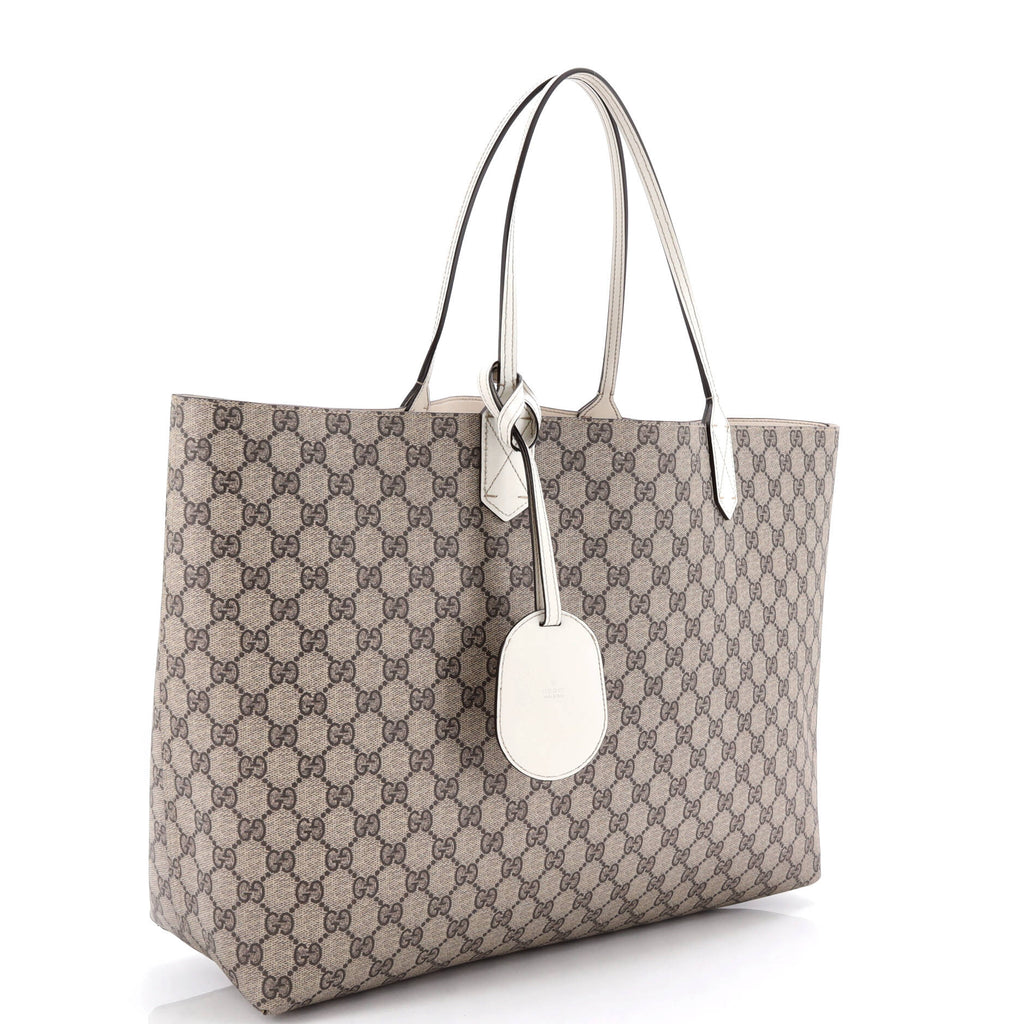 Reversible Tote GG Print Leather Large