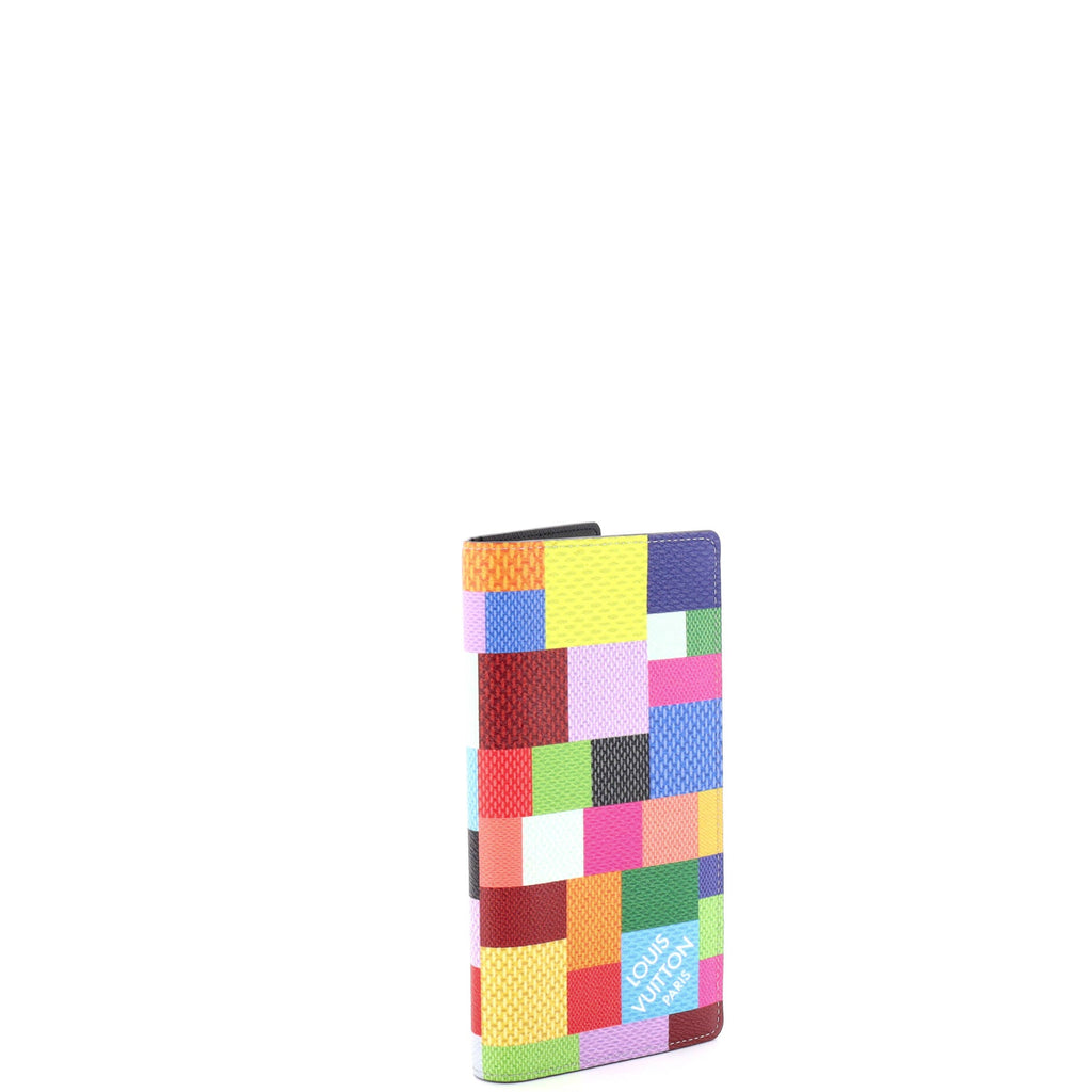 Brazza Wallet Limited Edition Multicolor Damier Graphite 3D