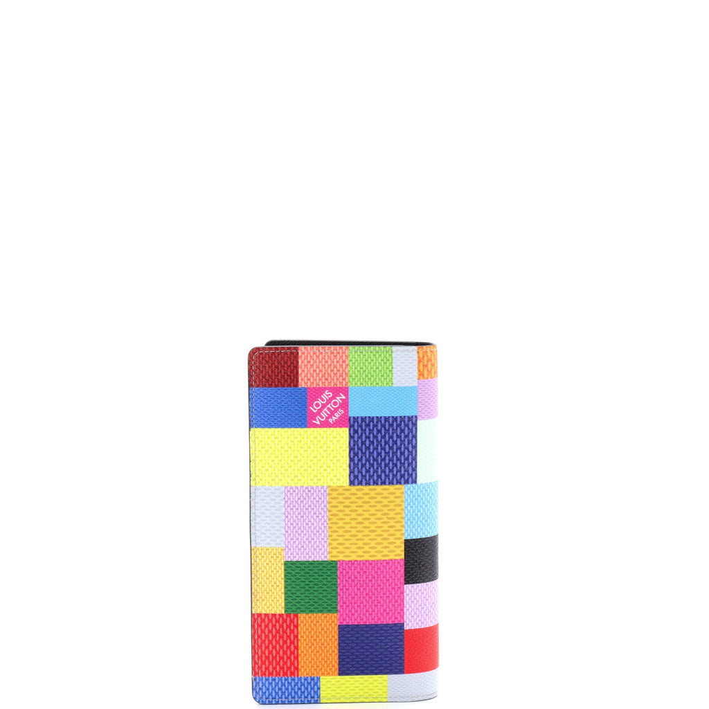 Brazza Wallet Limited Edition Multicolor Damier Graphite 3D