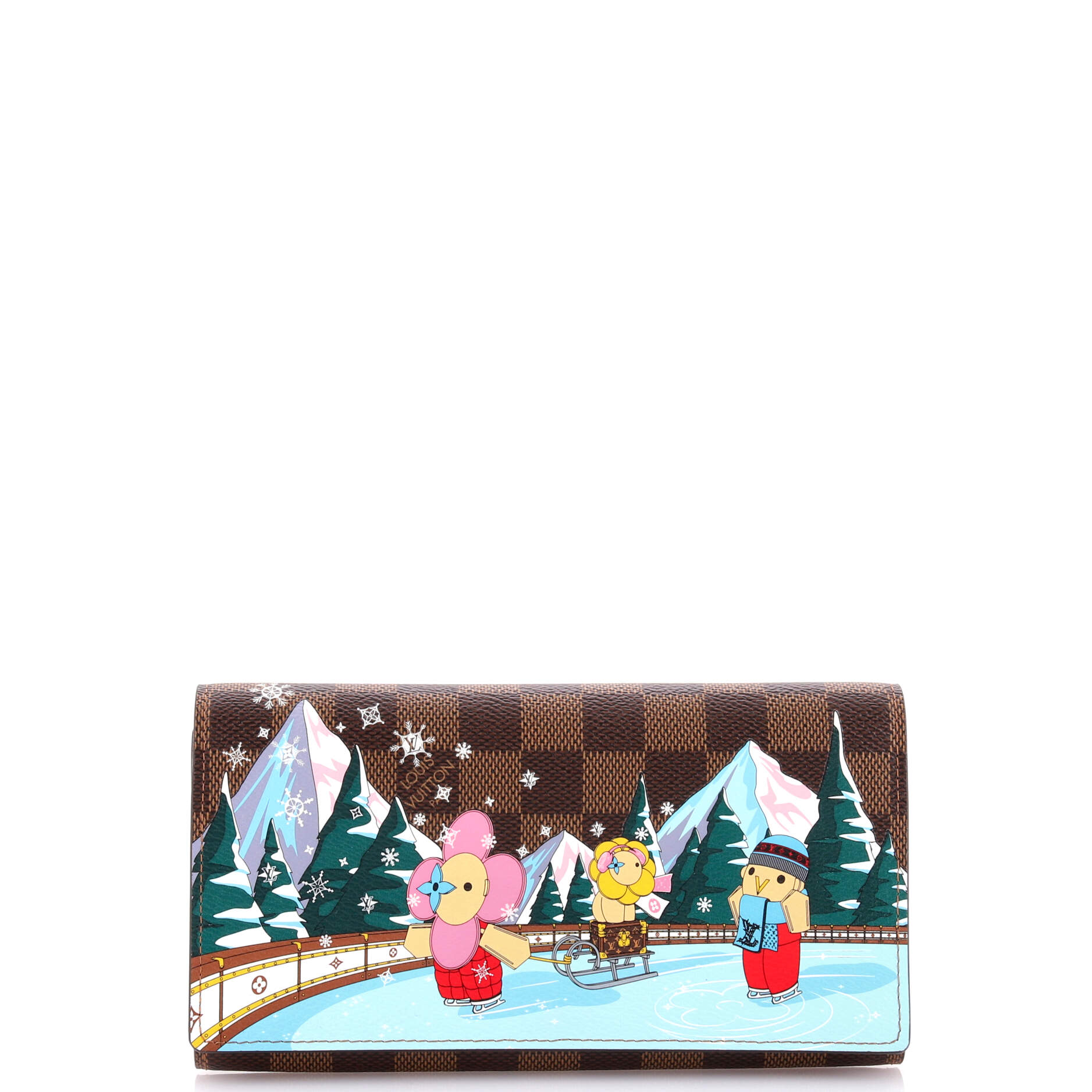 Sarah Wallet Limited Edition Vivienne Xmas Damier