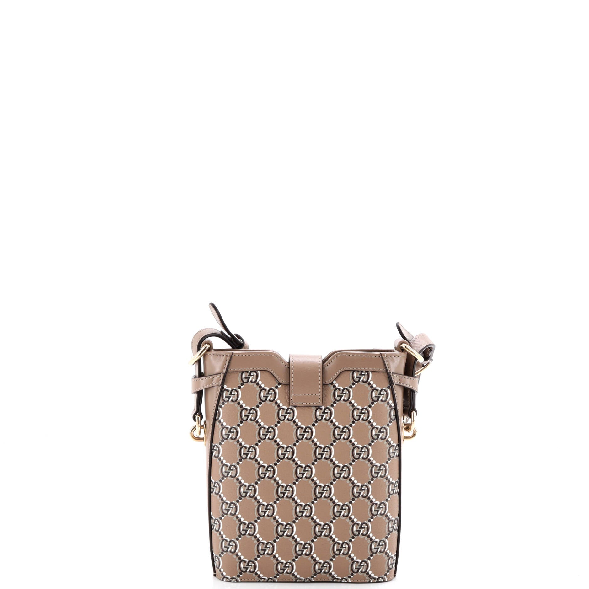 Bucket Shoulder Bag GG Shadow Leather Mini