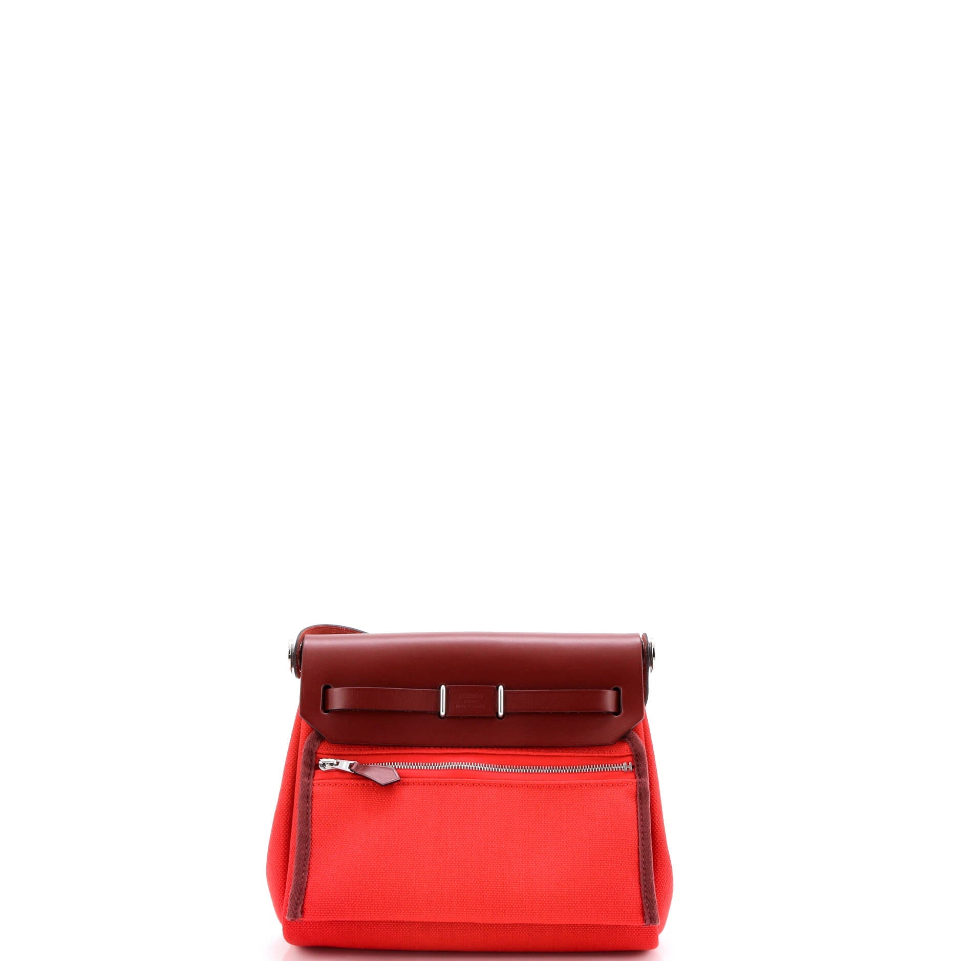 Herbag Zip Toile and Leather 20