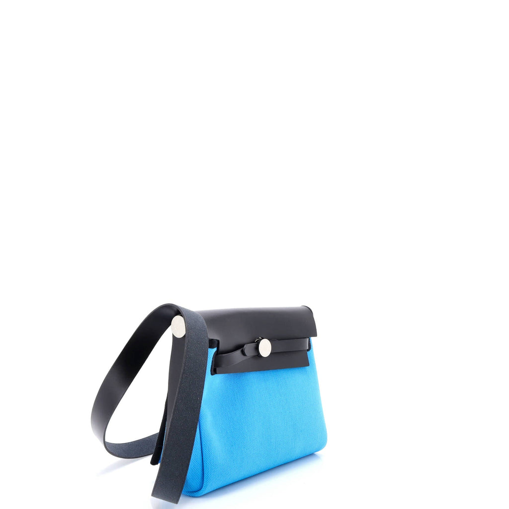 Herbag Zip Toile and Leather 20