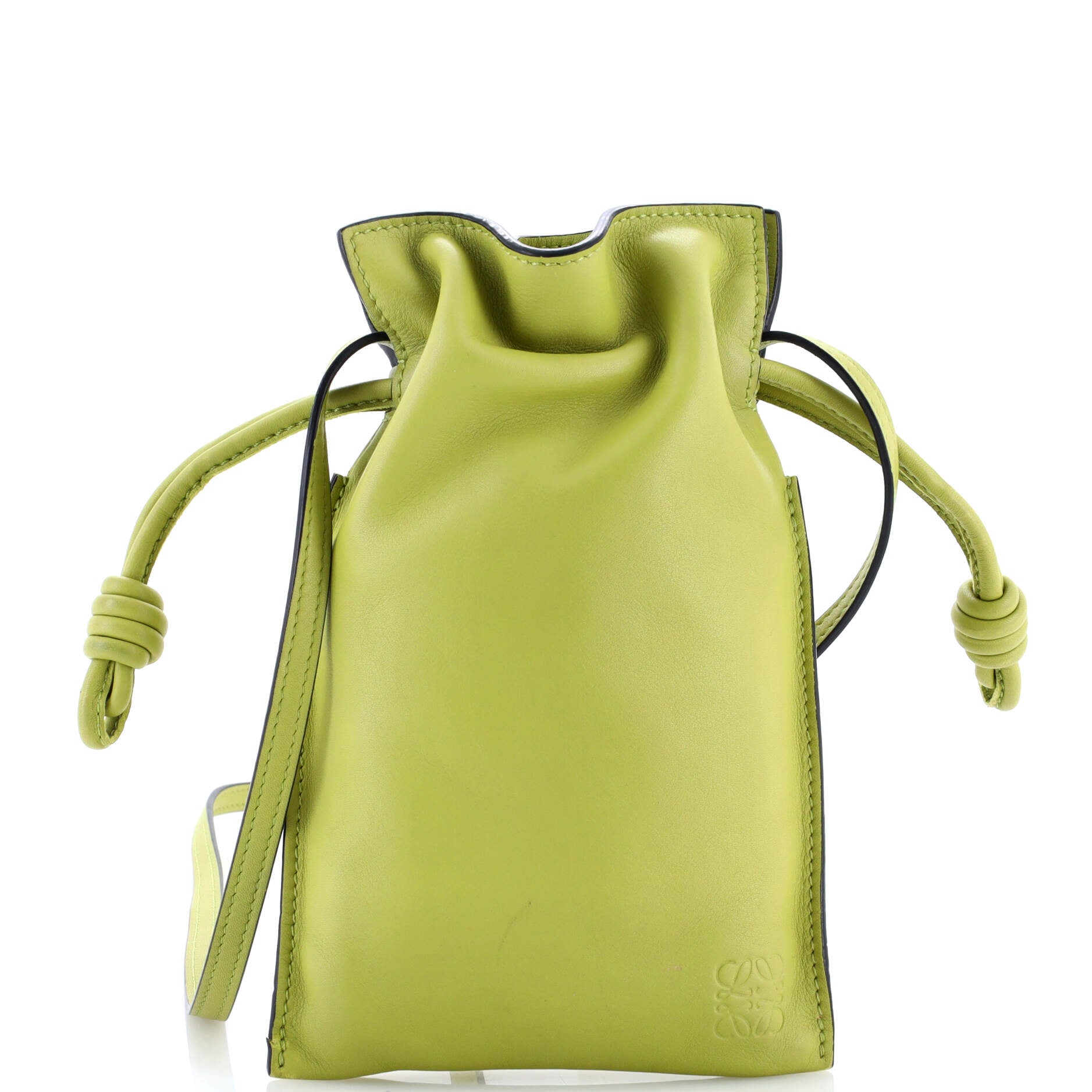 Flamenco Knot Bag Leather Mini