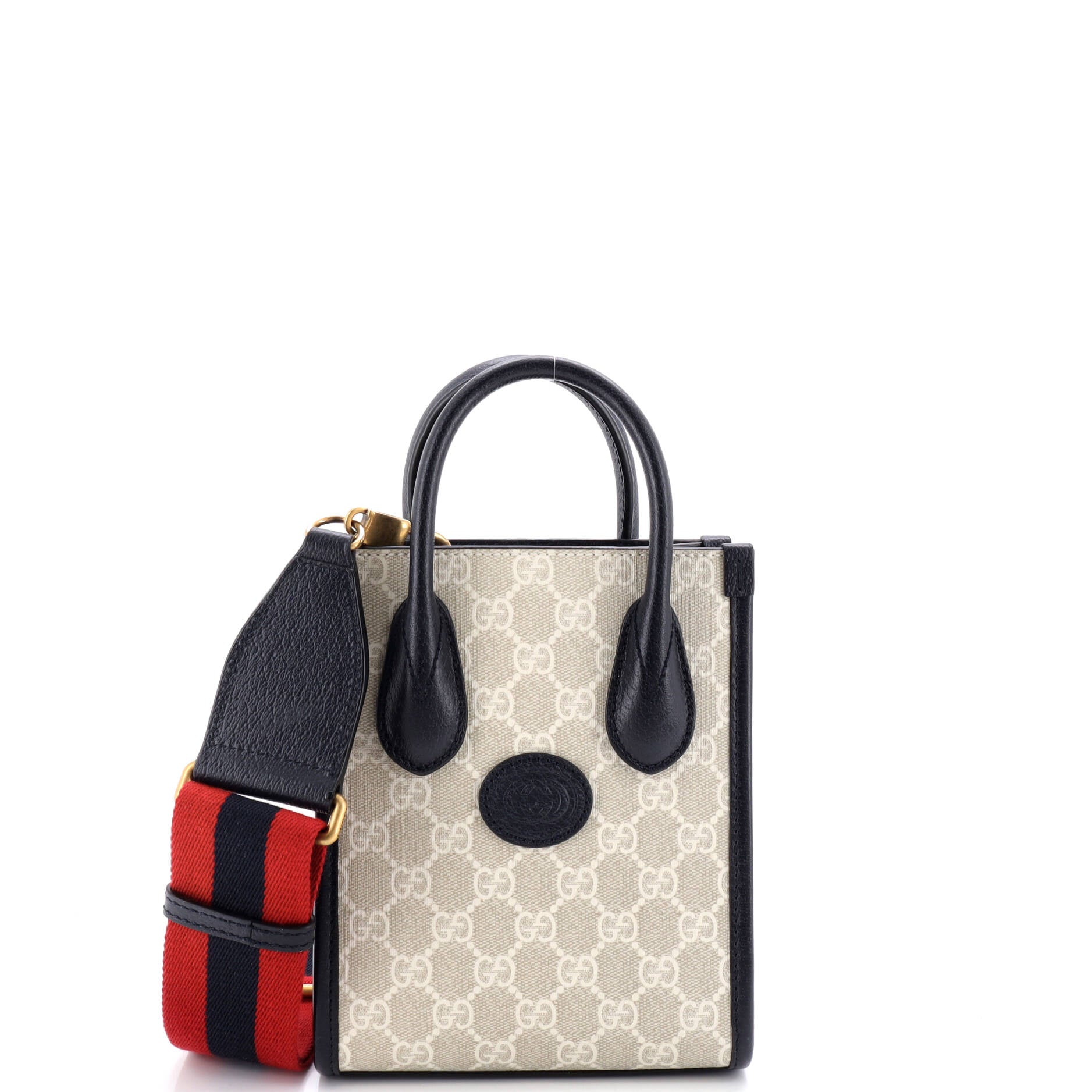 Ophidia Interlocking G Patch Tote GG Coated Canvas Mini
