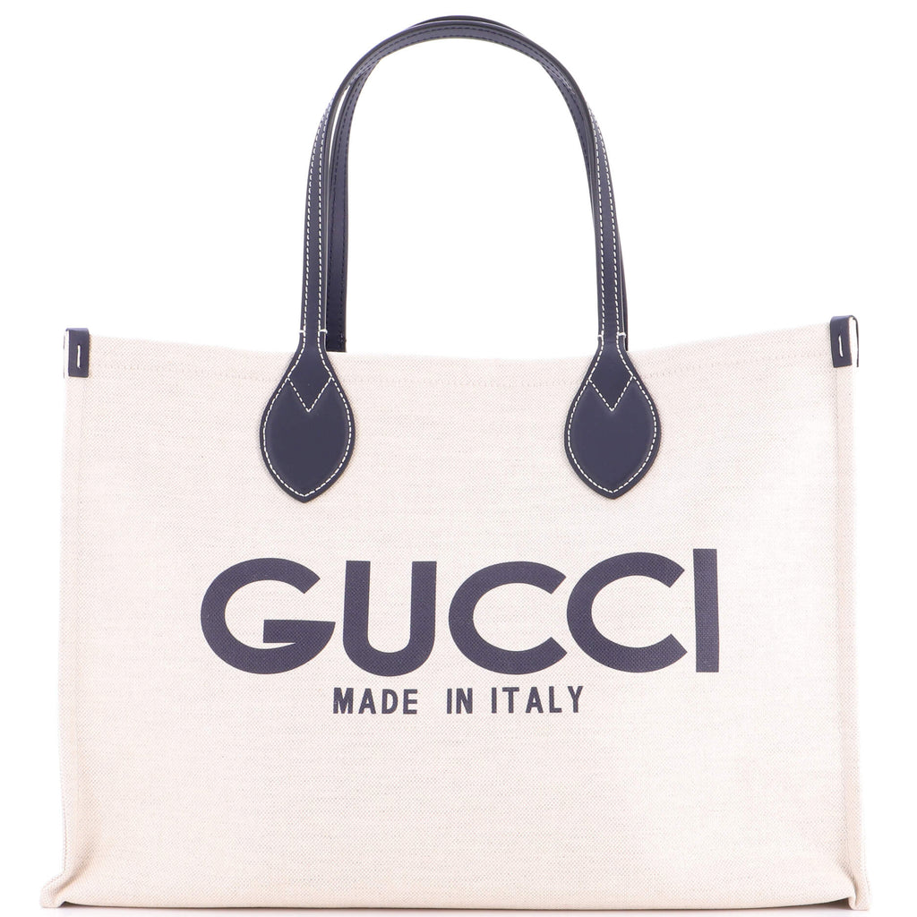 Logo Shopper Tote Printed Canvas Medium