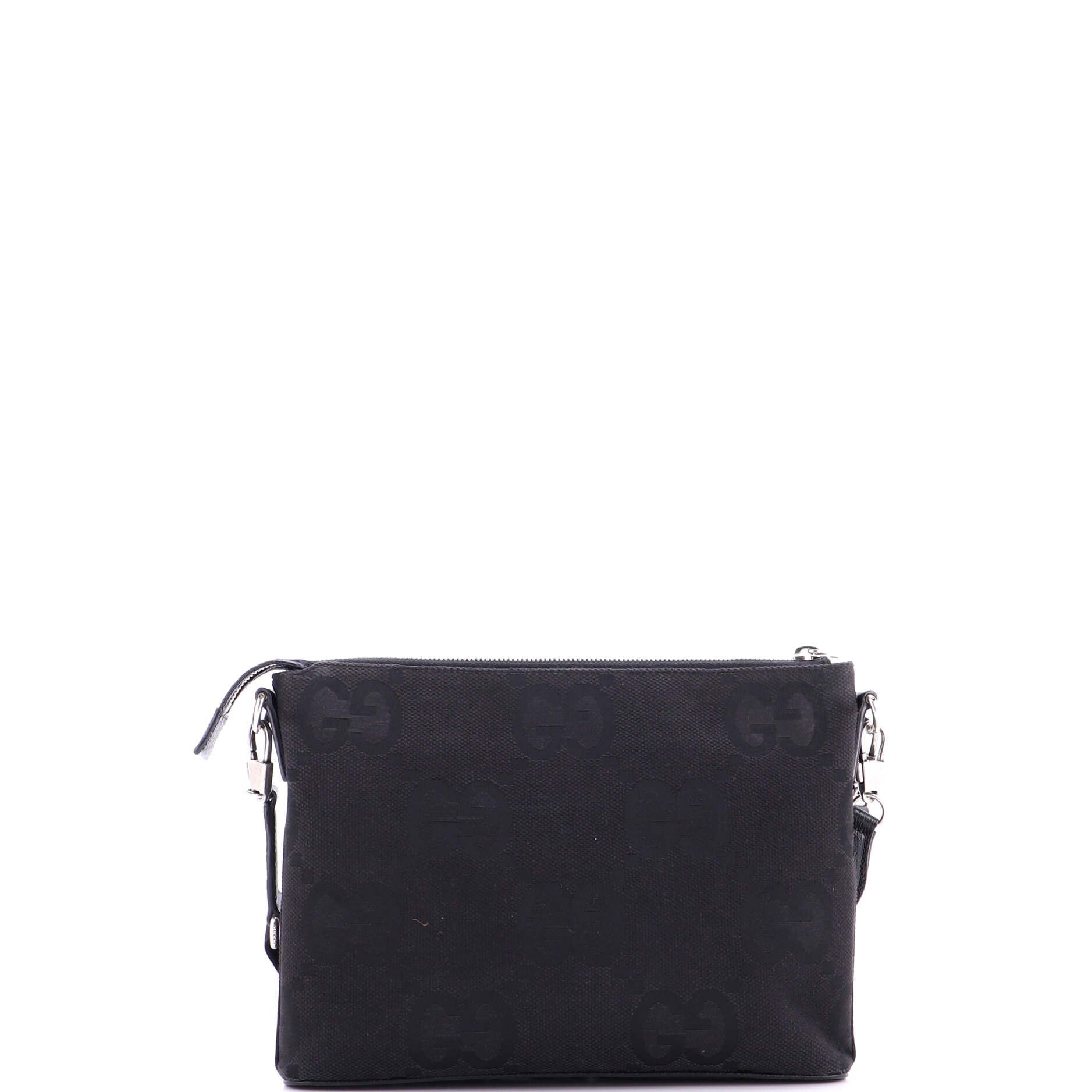 Zip Messenger Bag Jumbo GG Canvas