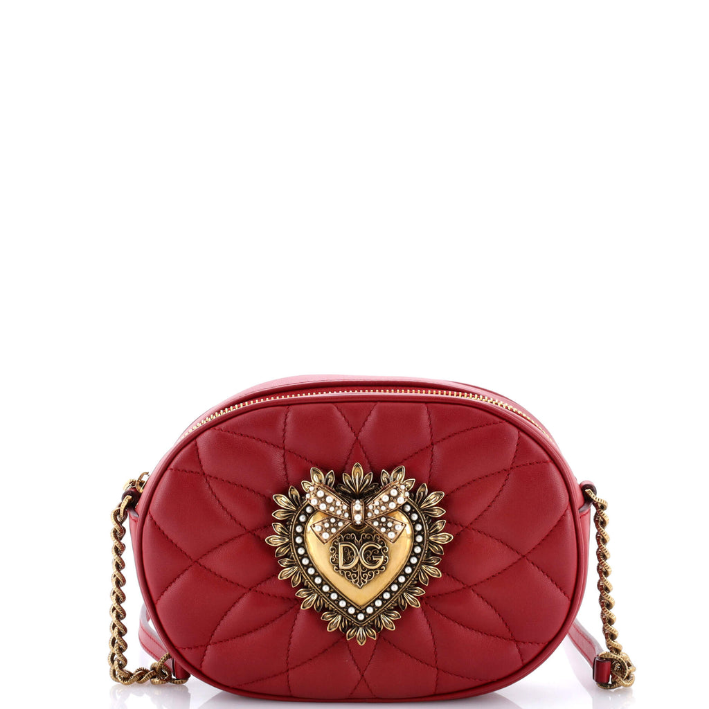 Devotion Camera Bag Quilted Leather Small