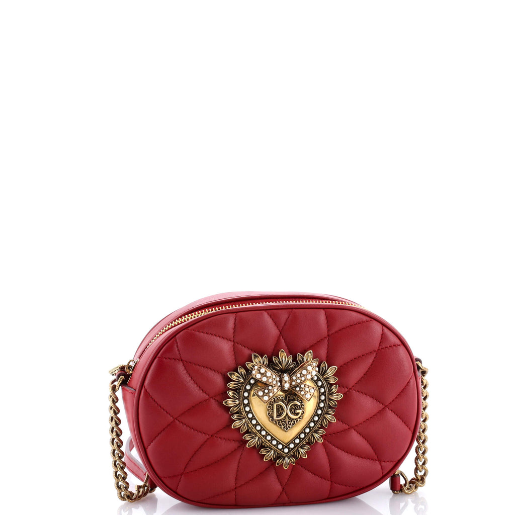 Devotion Camera Bag Quilted Leather Small