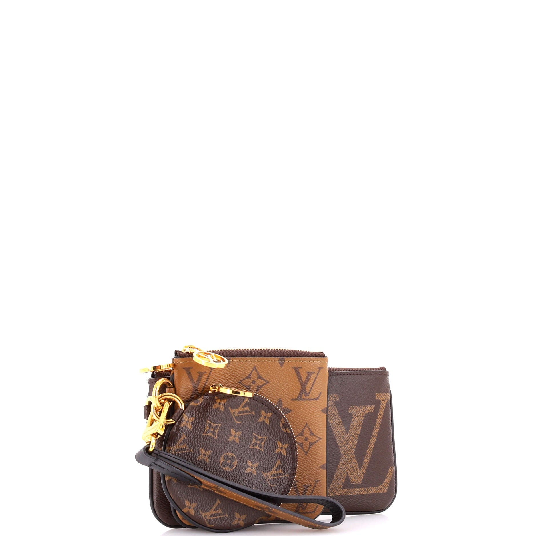 Trio Pouch Set Reverse Monogram Giant